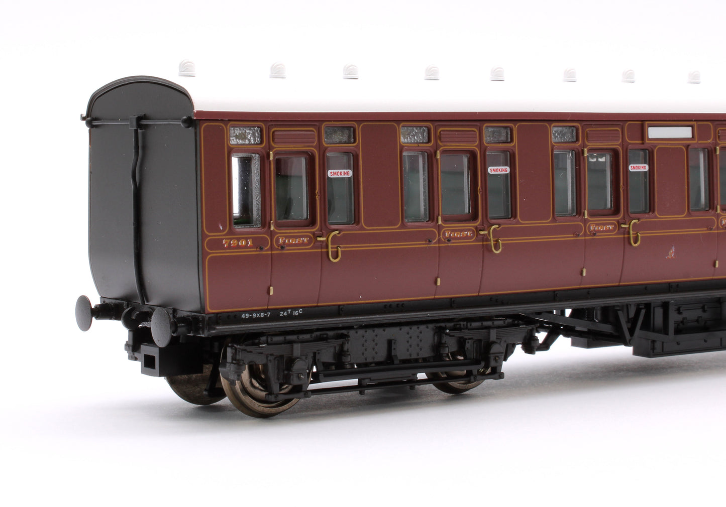 GWR Toplight Mainline City Lined Crimson Composite 7901 Set 1