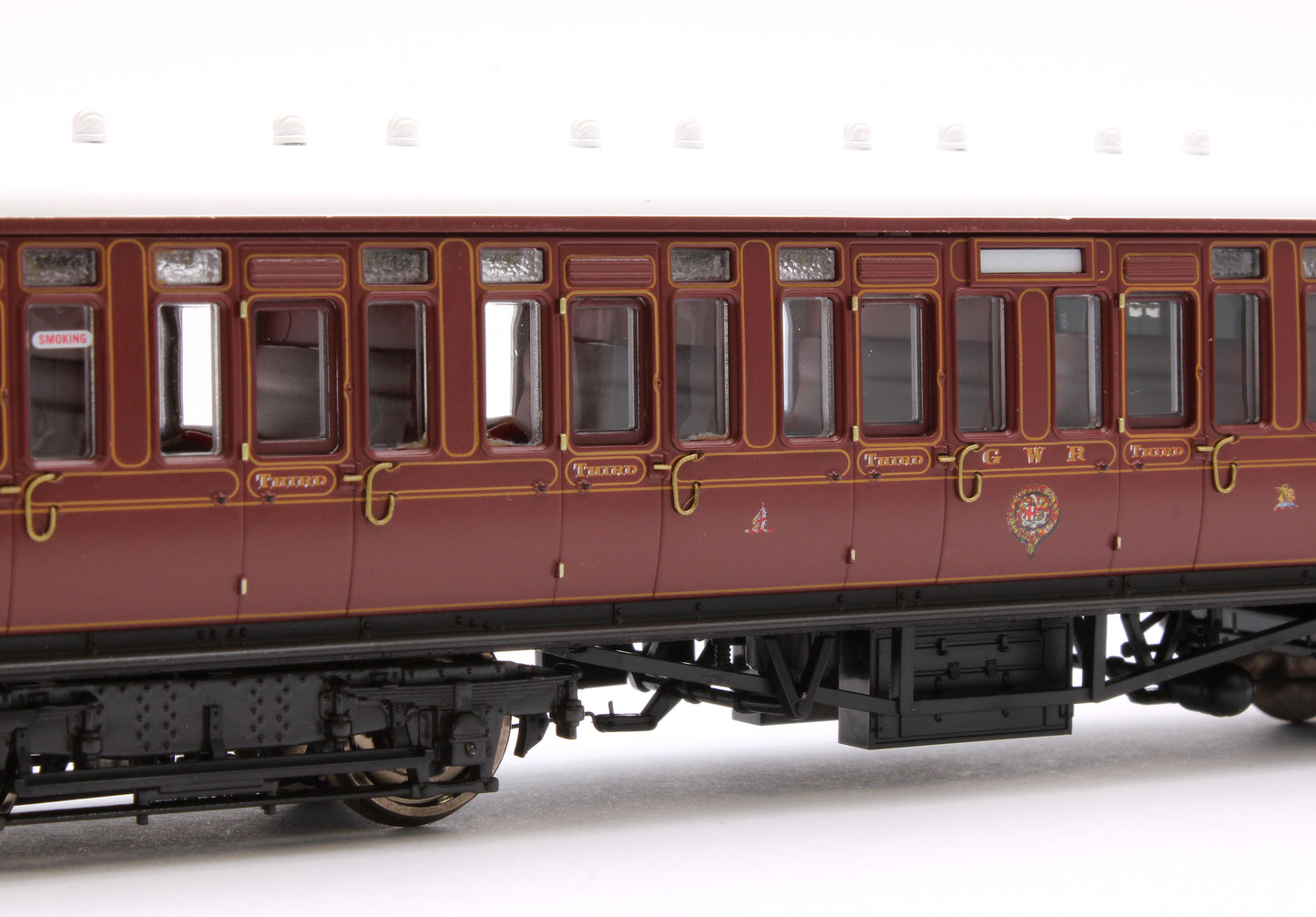 GWR Toplight Mainline City Lined Crimson Third Brake 3747 Set 1