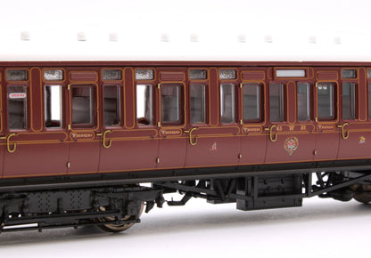 Pre-Owned 4P-020-001 GWR Toplight Mainline City Lined Crimson Third Brake 3747 Set 1