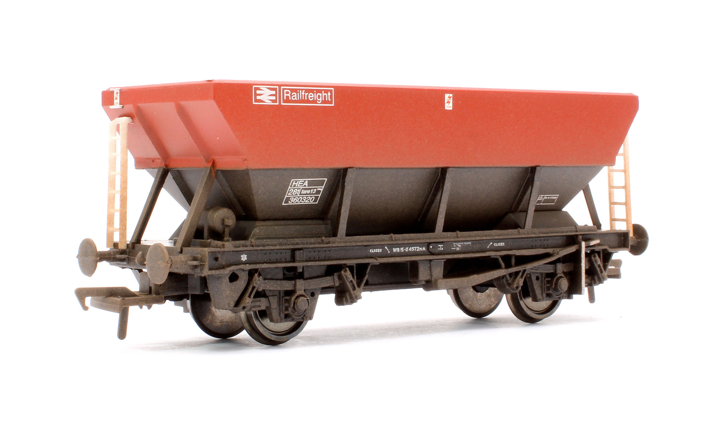 Pre-Owned 46T Railfreight HEA Hopper Wagon No.360320 - Weathered