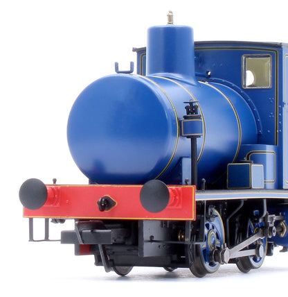 965002 Andrew Barclay Fireless 0-4-0 - Lined Caledonian Blue Steam Locomotive