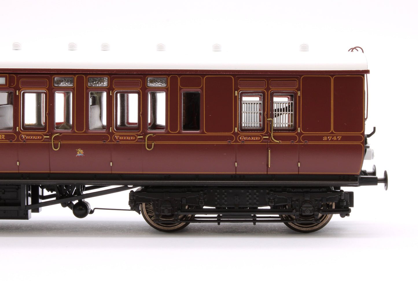 Pre-Owned 4P-020-001 GWR Toplight Mainline City Lined Crimson Third Brake 3747 Set 1