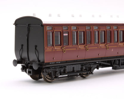 Pre-Owned 4P-020-001 GWR Toplight Mainline City Lined Crimson Third Brake 3747 Set 1