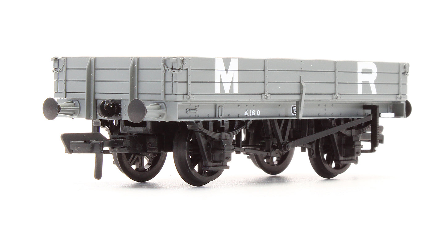 Pre-Owned 37-939A 3 Plank Wagon Midland Railway Grey No.10284