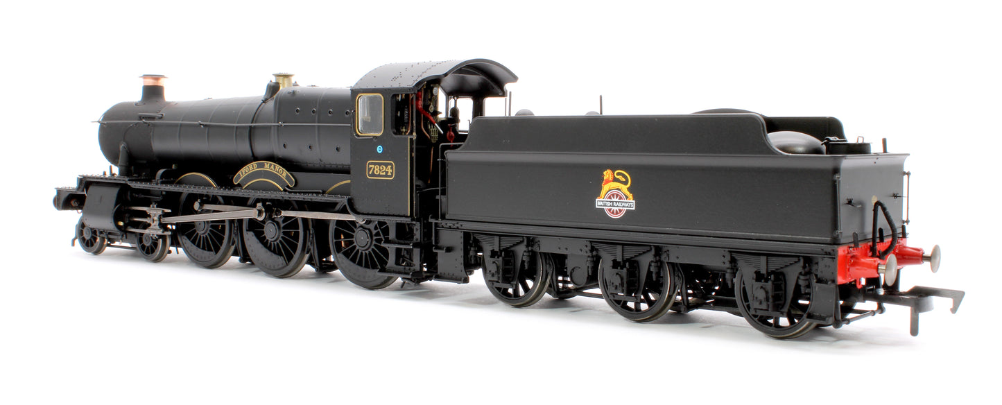 ‘Iford Manor' BR Black (Early Crest) Manor Class 4-6-0 Steam Locomotive No.7824 (DCC Sound)