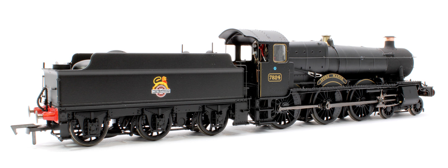 ‘Iford Manor' BR Black (Early Crest) Manor Class 4-6-0 Steam Locomotive No.7824