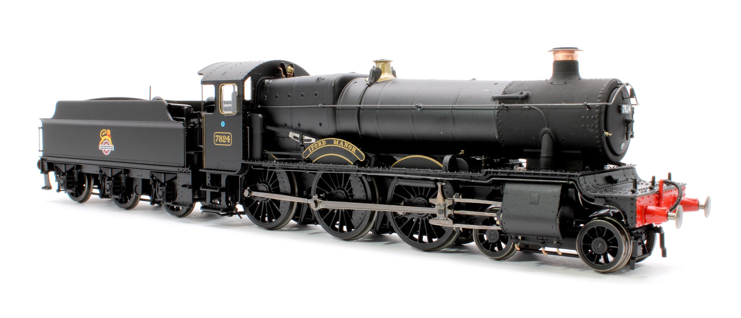 ‘Iford Manor' BR Black (Early Crest) Manor Class 4-6-0 Steam Locomotive No.7824