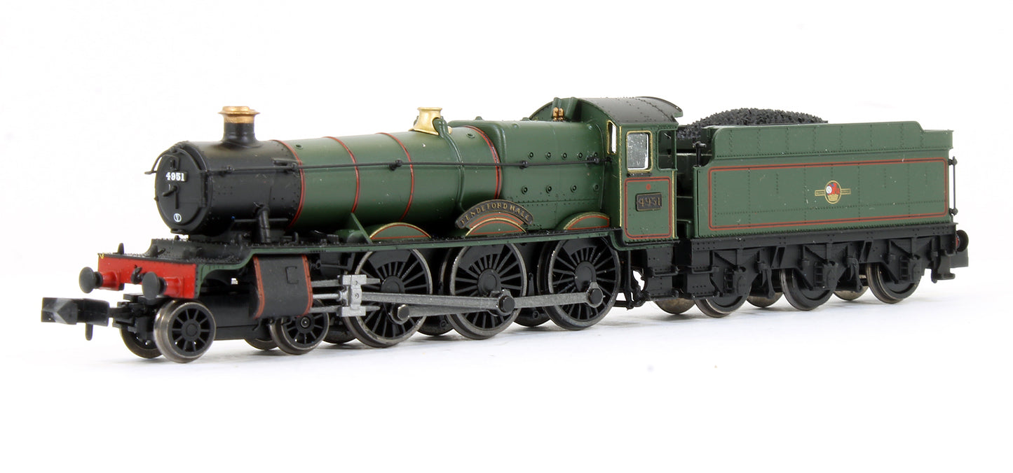 Pre-Owned 4951 'Pendeford Hall' BR Lined Green With Late Crest Steam Locomotive