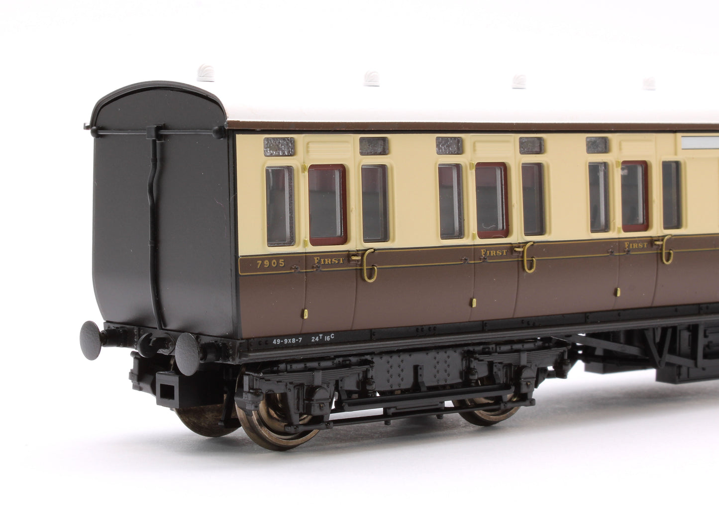 GWR Toplight Mainline City Twin City Chocolate & Cream Composite 7905 Set 3