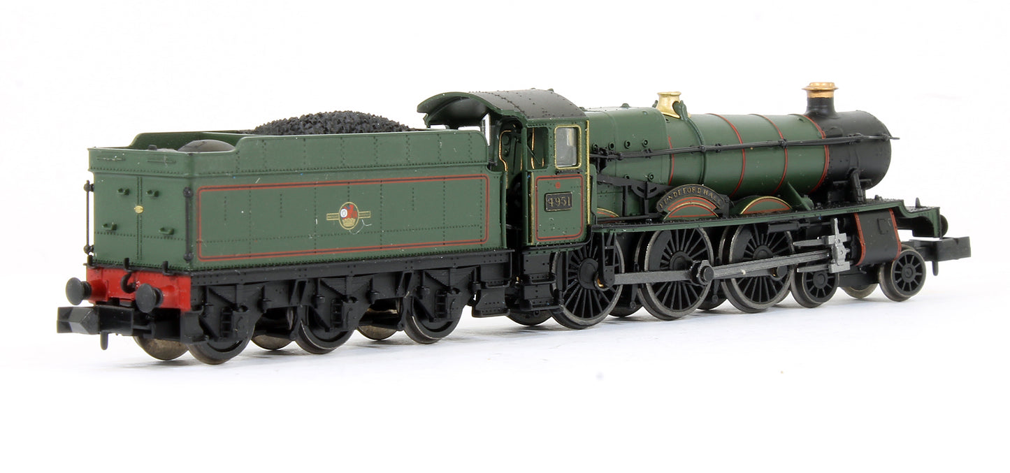 Pre-Owned 4951 'Pendeford Hall' BR Lined Green With Late Crest Steam Locomotive