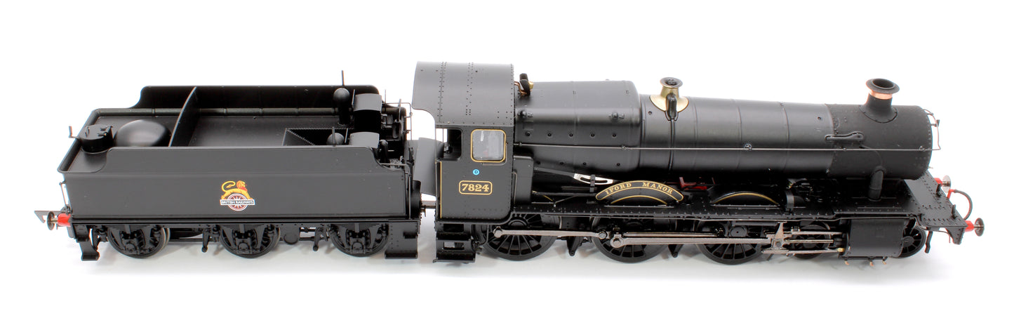 ‘Iford Manor' BR Black (Early Crest) Manor Class 4-6-0 Steam Locomotive No.7824