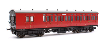 GWR Toplight Mainline City BR Maroon Second Brake 3758 Set 6