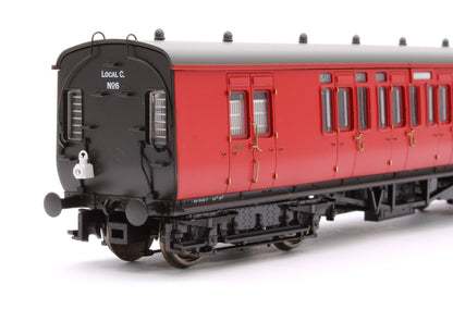 GWR Toplight Mainline City BR Maroon Second Brake 3758 Set 6