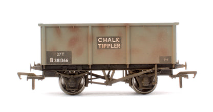 Pre-Owned 37-278A 27T BR Grey Chalk Tippler Wagon No.B381366 - Weathered