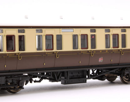 Pre-Owned GWR Toplight Mainline City Twin City Chocolate & Cream Composite 7906 Set 3