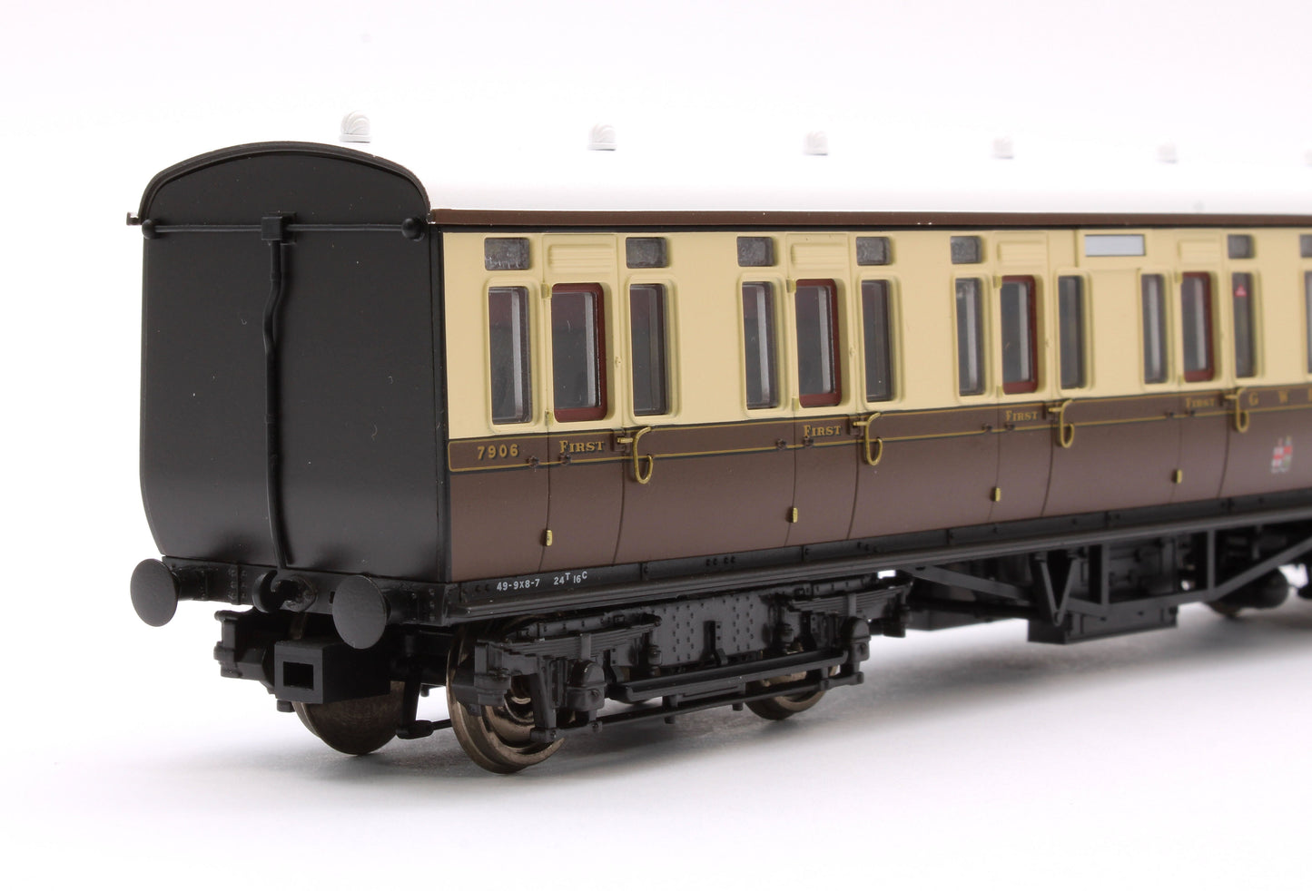 Pre-Owned GWR Toplight Mainline City Twin City Chocolate & Cream Composite 7906 Set 3