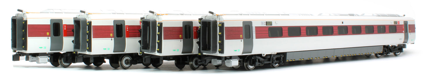 R40493 LNER Azuma Class 801/2 Railway 200 4 Car Coach Pack