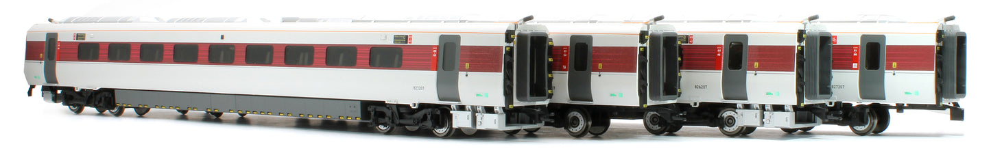 R40493 LNER Azuma Class 801/2 Railway 200 4 Car Coach Pack