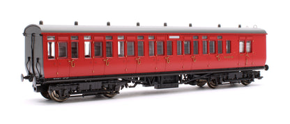 Pre-Owned 4P-020-501 GWR Toplight Mainline City BR Maroon Second Brake 3757 Set 6