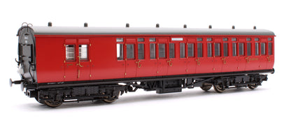Pre-Owned 4P-020-501 GWR Toplight Mainline City BR Maroon Second Brake 3757 Set 6
