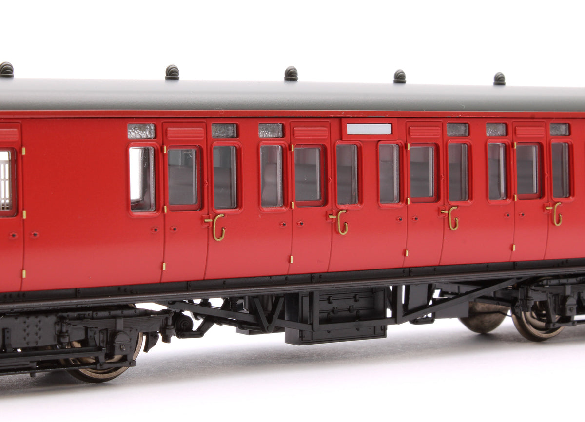 Pre-Owned 4P-020-501 GWR Toplight Mainline City BR Maroon Second Brake 3757 Set 6