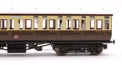 GWR Toplight Mainline City Twin City Chocolate & Cream 3rd Brake 3752 Set 3