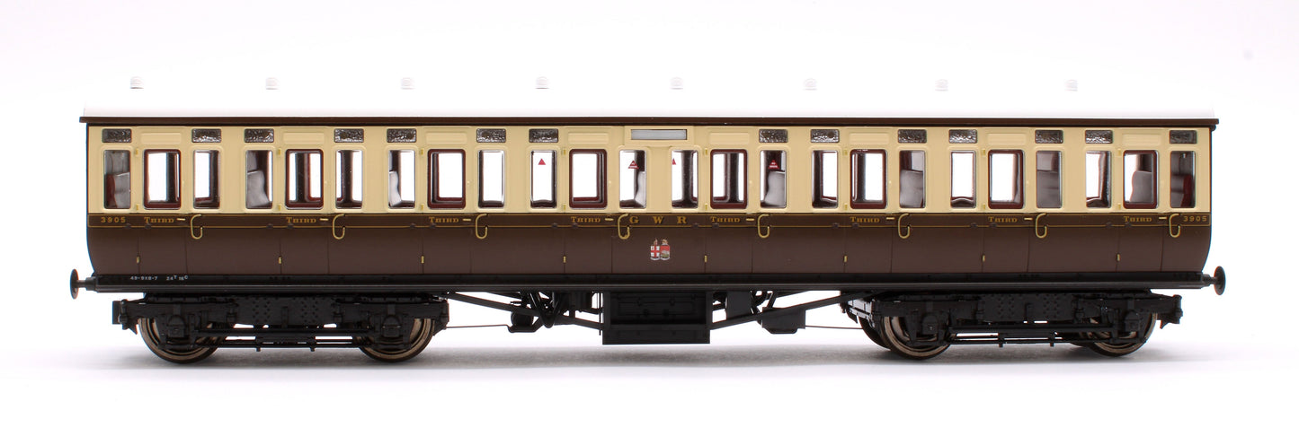 Pre-Owned GWR Toplight Mainline City Twin City Chocolate & Cream All 3rd 3905 Set 3