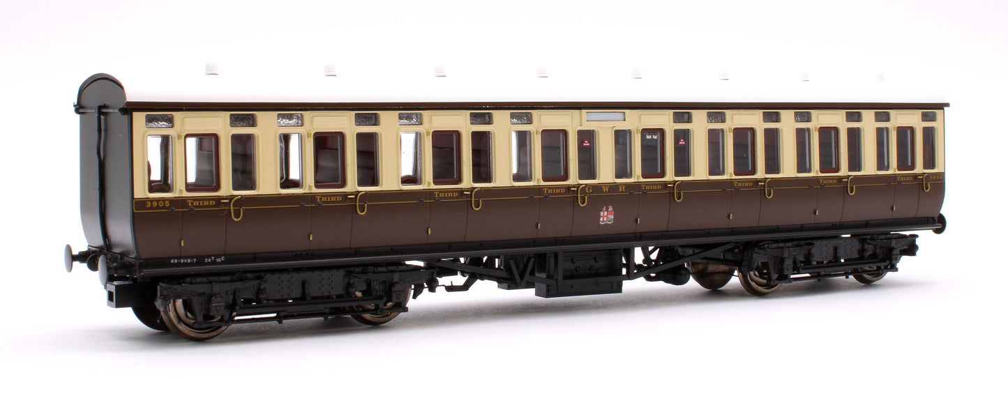 GWR Toplight Mainline City Twin City Chocolate & Cream All 3rd 3905 Set 3