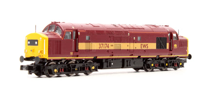 Pre-Owned 371-469 Class 37/0 37174 EWS Diesel Locomotive - DCC Fitted