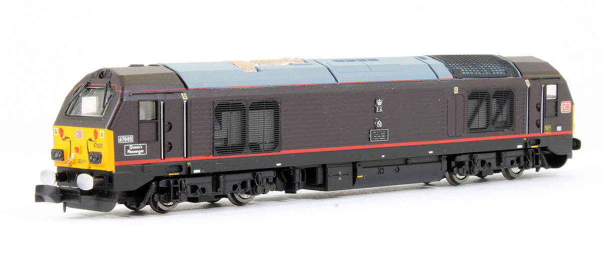 Pre-Owned Class 67 'Queens Messenger' 67005 Royal Claret Diesel Locomotive DCC Fitted