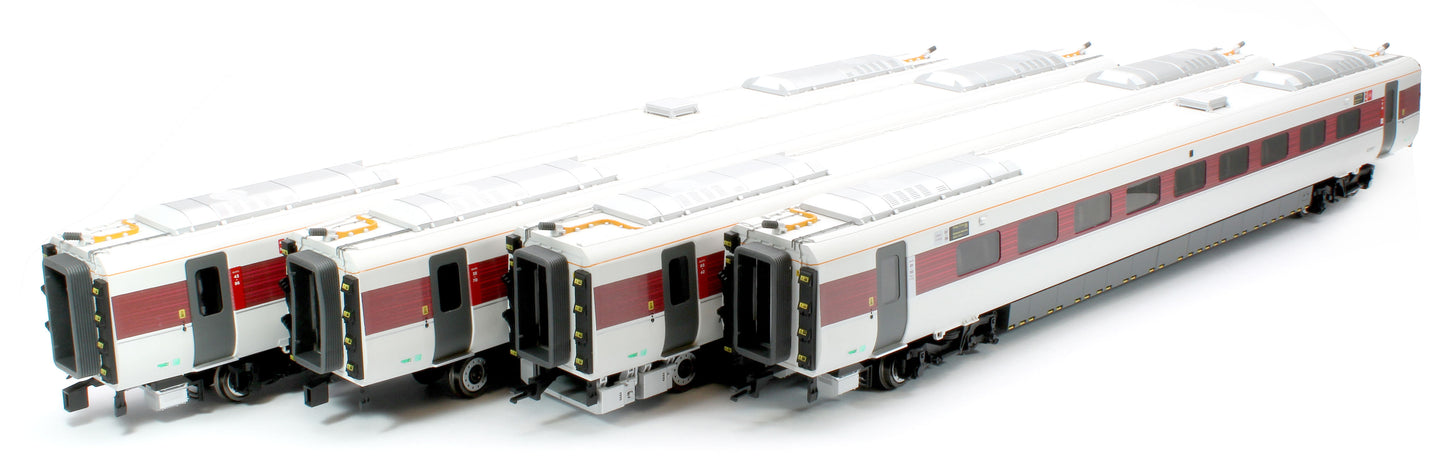 R40493 LNER Azuma Class 801/2 Railway 200 4 Car Coach Pack