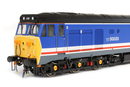 Pre-Owned Class 50 033 'Glorious' Revised Network SouthEast (Dark Blue) Diesel Locomotive