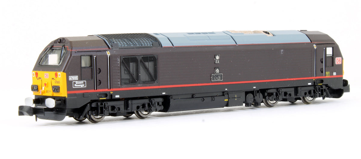 Pre-Owned Class 67 'Queens Messenger' 67005 Royal Claret Diesel Locomotive DCC Fitted