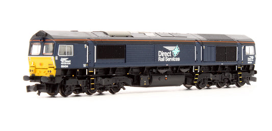 Pre-Owned 371-397 DRS Plain Blue Compass Class 66434 Diesel Locomotive - DCC Fitted