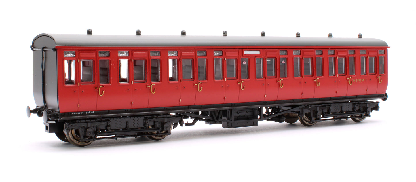 GWR Toplight Mainline City BR Maroon All Second 3912 Set 6