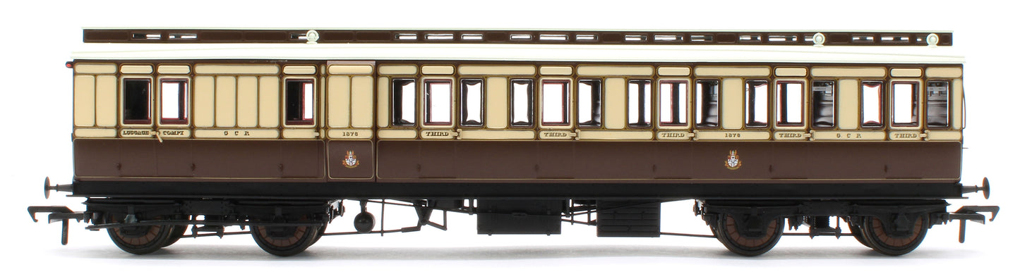 978017 48' GCR ‘Evolution’ Bogie Coach Non-Corridor Carriage No.1876, No.2305 & No.1366 3-Pack