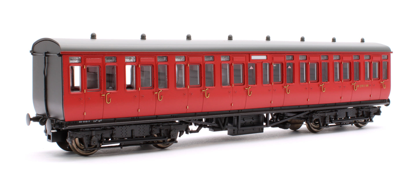 GWR Toplight Mainline City BR Maroon All Second 3911 Set 6