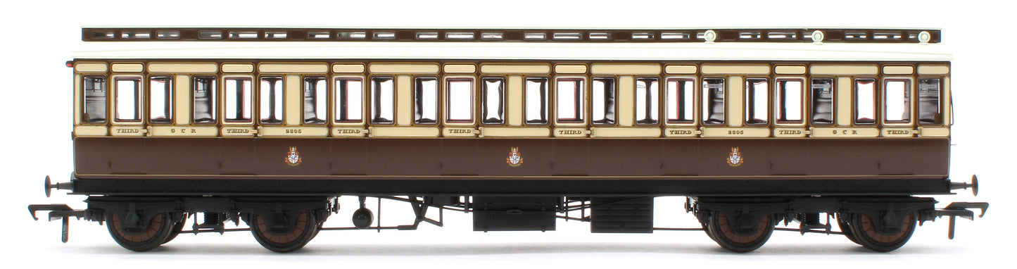 978017 48' GCR ‘Evolution’ Bogie Coach Non-Corridor Carriage No.1876, No.2305 & No.1366 3-Pack