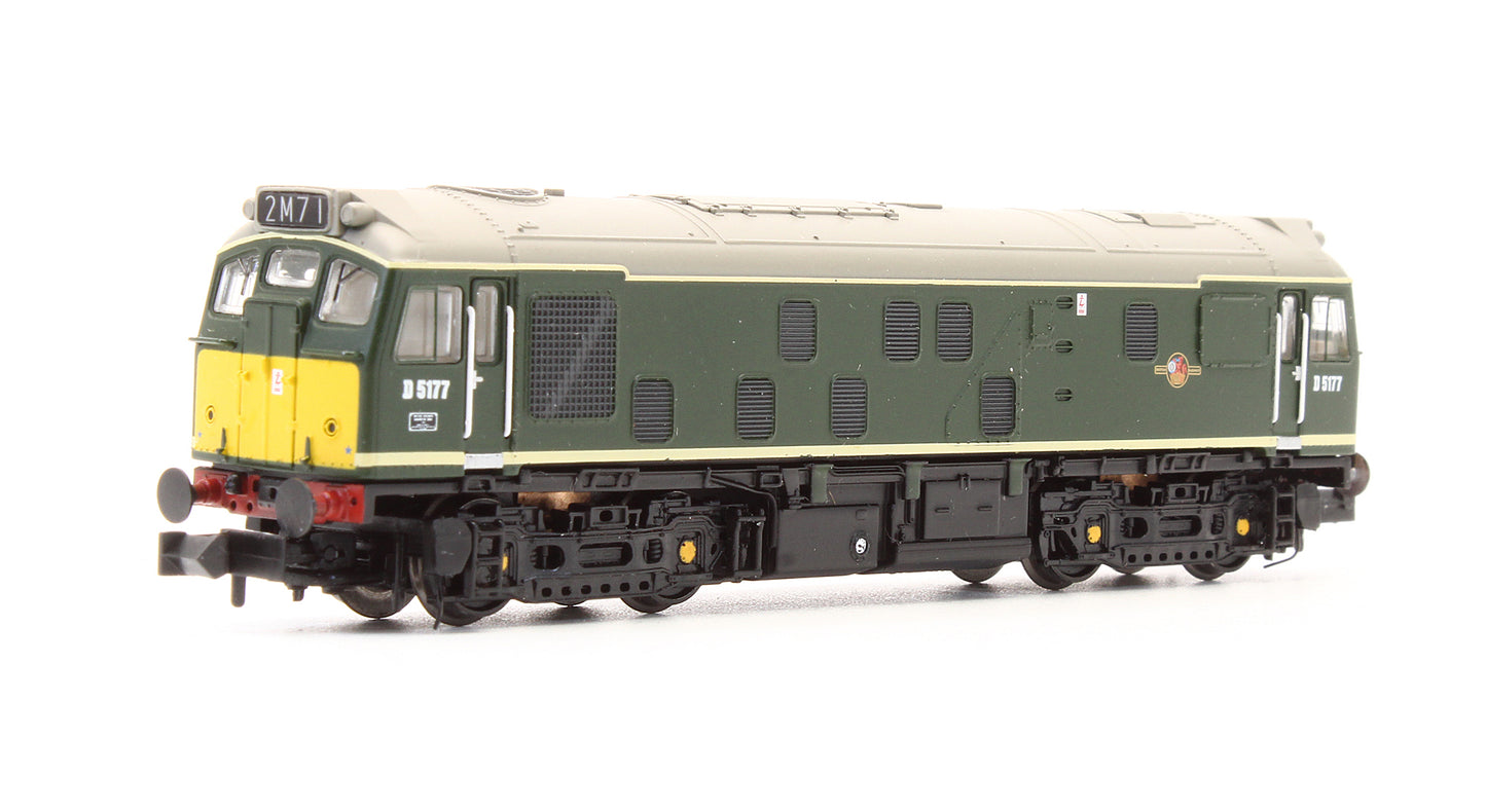 Pre-Owned 371-085A Class 25/1 D5177 BR Green Late Crest Diesel Locomotive - DCC Fitted