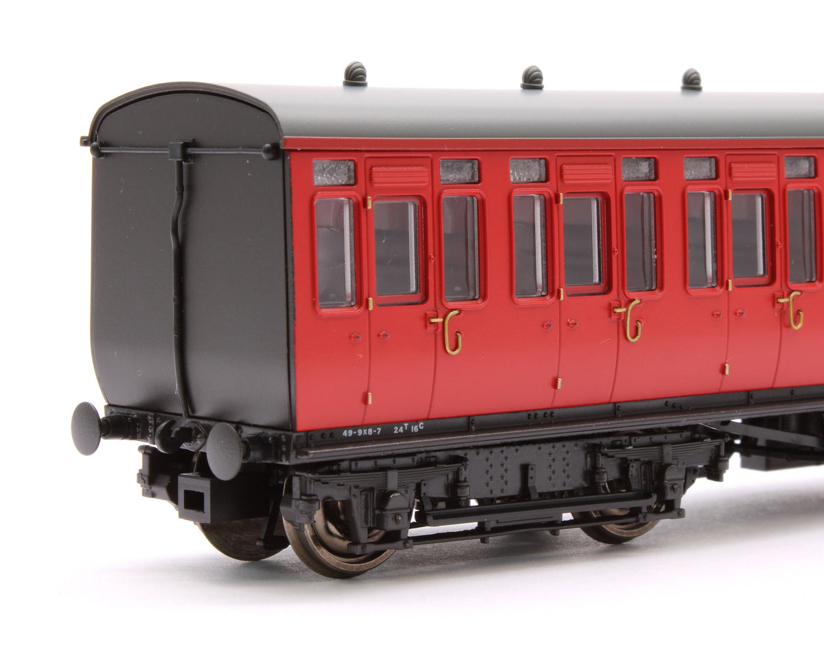 Pre-Owned 4P-020-511 GWR Toplight Mainline City BR Maroon All Second 3911 Set 6