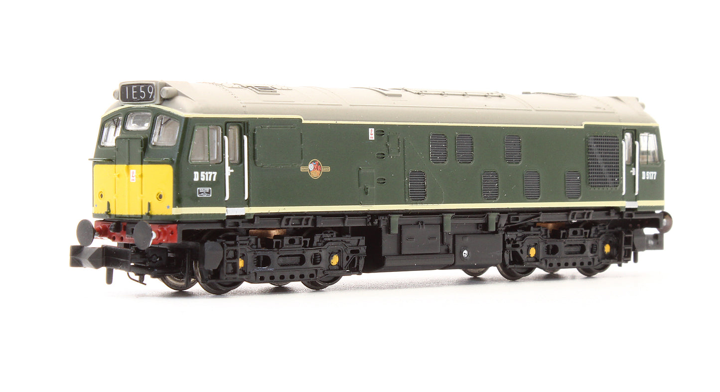 Pre-Owned 371-085A Class 25/1 D5177 BR Green Late Crest Diesel Locomotive - DCC Fitted