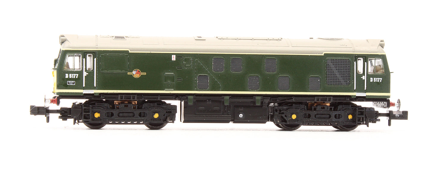Pre-Owned 371-085A Class 25/1 D5177 BR Green Late Crest Diesel Locomotive - DCC Fitted