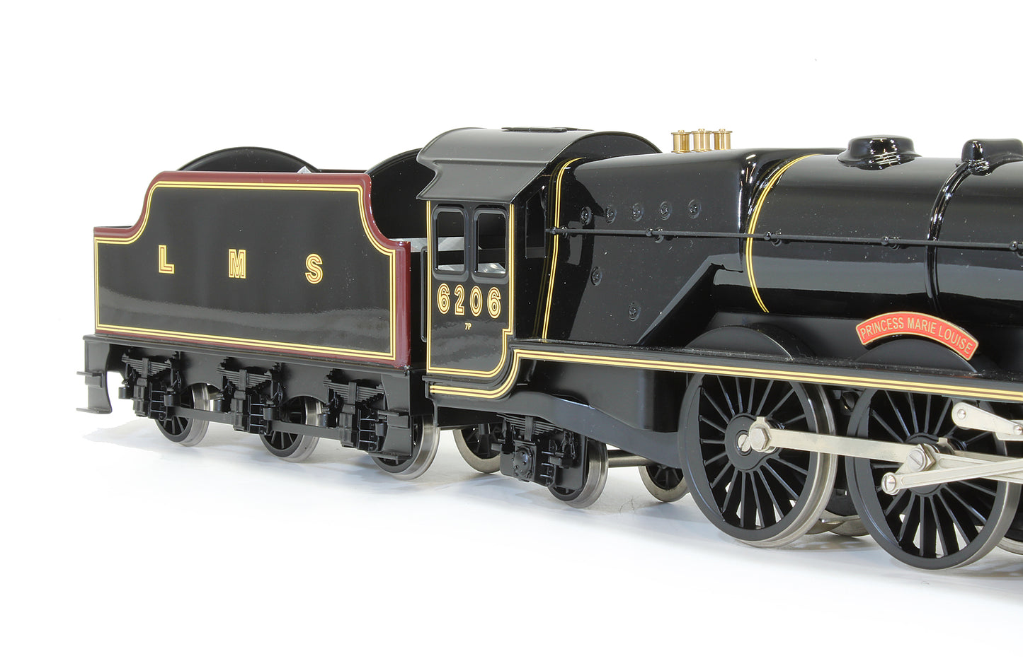 Pre-Owned LMS Black 4-6-2 Princess Marie Louise' 6206 Steam Locomotive