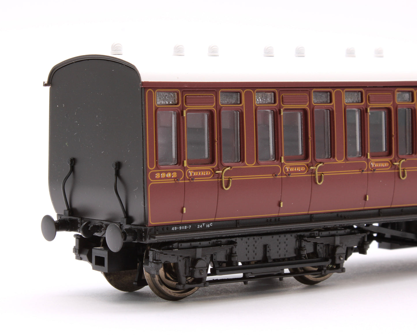 GWR Toplight Mainline City Lined Crimson All Third 3902 Set 1