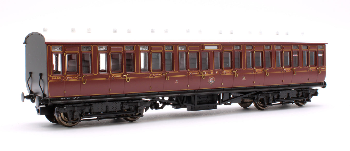 GWR Toplight Mainline City Lined Crimson All Third 3901 Set 1