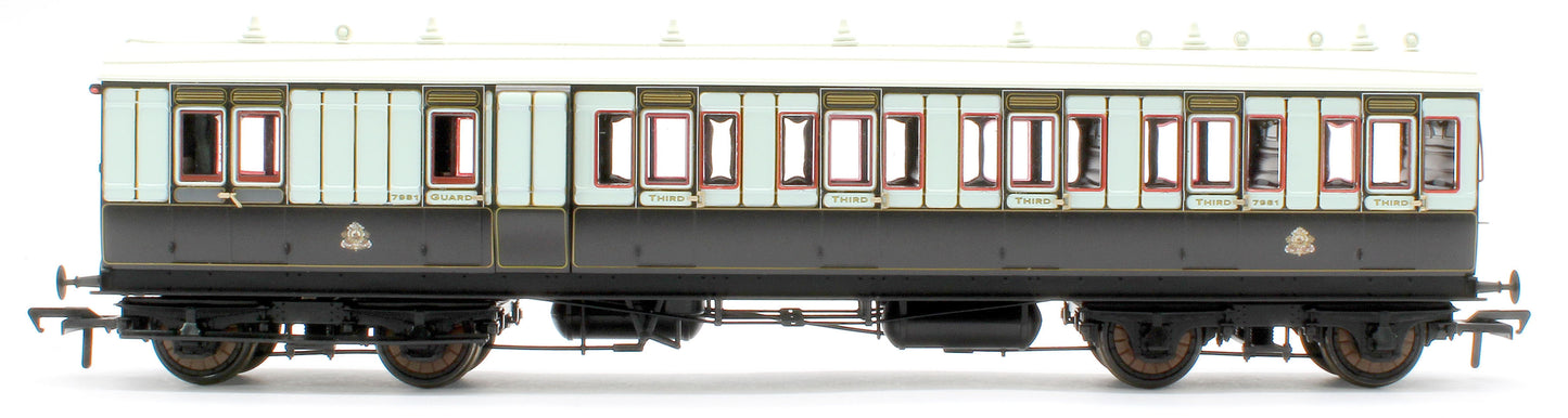 978009 48' LNWR ‘Evolution’ Bogie Coach Non-Corridor Carriage No.7981, No.1234 & No.2914 3-Pack