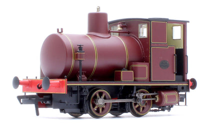 Andrew Barclay Fireless 0-4-0 - Lined Maroon Steam Locomotive - DCC Sound
