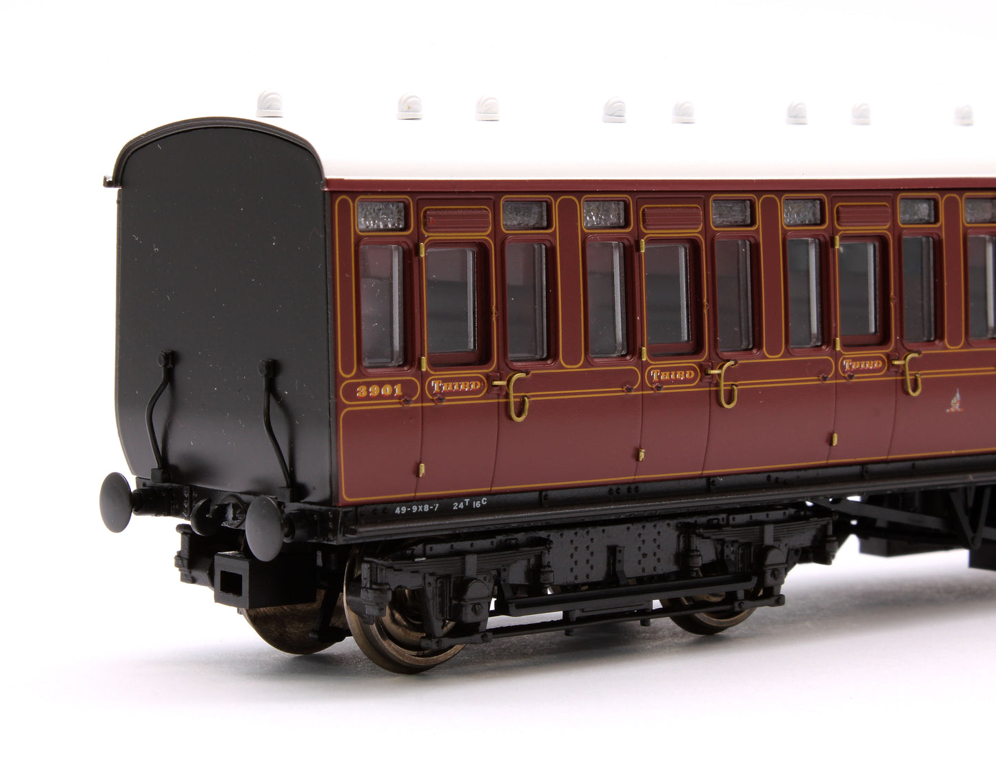 GWR Toplight Mainline City Lined Crimson All Third 3901 Set 1