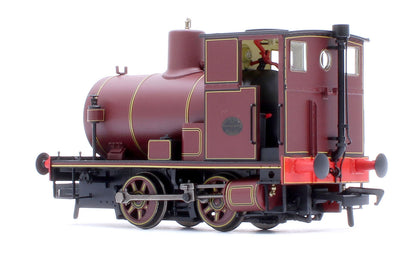 Andrew Barclay Fireless 0-4-0 - Lined Maroon Steam Locomotive