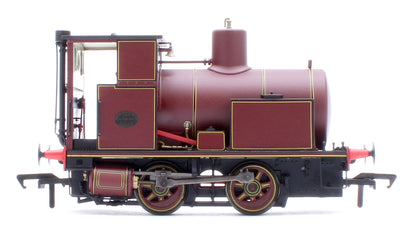 Andrew Barclay Fireless 0-4-0 - Lined Maroon Steam Locomotive - DCC Sound